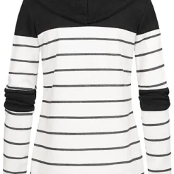 Cloud5ive Damen Hoodie Mit Streifenmuster Schwarz Weiss 7 Cloud5ive Damen Hoodie Mit Streifenmuster Schwarz Weiss -Vero Moda Verkaufsgeschäft 23016621 2