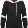 Cloud5ive Damen Hoodie Mit Details In Kontrastfarben Schwarz Weiss Rosa 2 Cloud5ive Damen Hoodie Mit Details In Kontrastfarben Schwarz Weiss Rosa -Vero Moda Verkaufsgeschäft 23016625