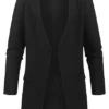 Cloud5ive Damen Blazer Mit Offenem Schnitt Und Deko Taschen Schwarz 1 Cloud5ive Damen Blazer Mit Offenem Schnitt Und Deko Taschen Schwarz -Vero Moda Verkaufsgeschäft 23016633