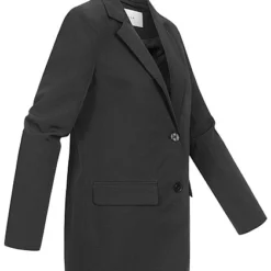 VILA Damen NOOS Klassischer Blazer Mit Knopfverschluss Schwarz 6 VILA Damen NOOS Klassischer Blazer Mit Knopfverschluss Schwarz -Vero Moda Verkaufsgeschäft 23020014 1