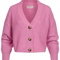 ONLY Damen NOOS V-Neck Strickcardigan Mit Knopfleiste Begonia Pink 7 ONLY Damen NOOS V-Neck Strickcardigan Mit Knopfleiste Begonia Pink -Vero Moda Verkaufsgeschäft 23020042 2