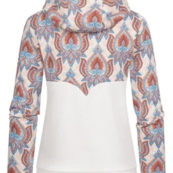 Aiki Damen Hoodie Mit 2-Tone Design Und Tunnelzug Ethnic Print Weiss Beige 7 Aiki Damen Hoodie Mit 2-Tone Design Und Tunnelzug Ethnic Print Weiss Beige -Vero Moda Verkaufsgeschäft 23020104 2