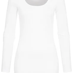 Vero Moda Damen NOOS Langarm Shirt Longsleeve Bright Weiss