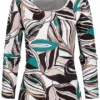 Cloud5ive Damen Longsleeve Langarm Top Mit Blätter Print Schwarz 2 Cloud5ive Damen Longsleeve Langarm Top Mit Blätter Print Schwarz -Vero Moda Verkaufsgeschäft 23036672