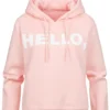 Days Beyond Damen Hoodie Mit Hello Print Pink 2 Days Beyond Damen Hoodie Mit Hello Print Pink -Vero Moda Verkaufsgeschäft 23050018