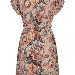 Cloud5ive Damen T-Shirt-Kleid M. Crepe Stoff Und Bindegürtel Paisley Print Weiss Rosa 7 Cloud5ive Damen T-Shirt-Kleid M. Crepe Stoff Und Bindegürtel Paisley Print Weiss Rosa -Vero Moda Verkaufsgeschäft 23056005 2